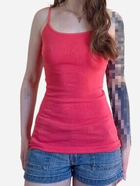 Majora coral cotton tank